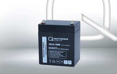 Q-Batteries 12LH-30W LH 12V 5Ah AGM