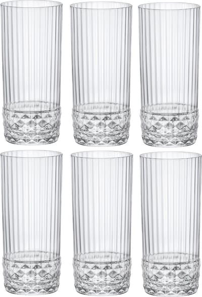 Bormioli Rocco America'20s longdrinkglas - 49 cl - Set-6