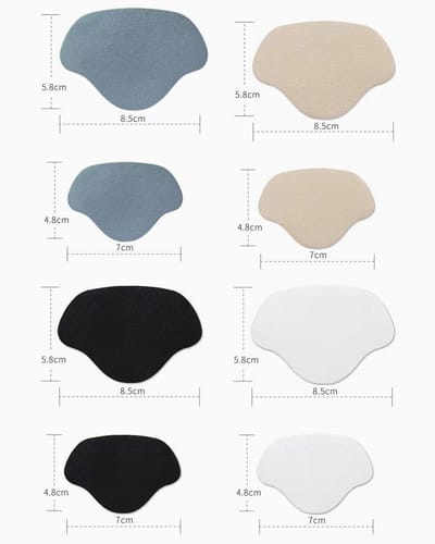 Dailygoods- Hielkussens 16 Paar - Premium Hielkussentjes - Zelfklevende Voetkussens - Hielbescherming - Schoeninlegzolen - Huidvriendelijk Materiaal
