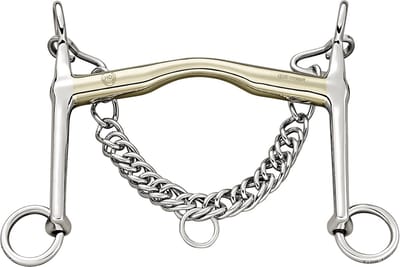 Sprenger HO dressuurstang met lage tongboog 16mm, 70 mm scharen SENSOGAN-14,5