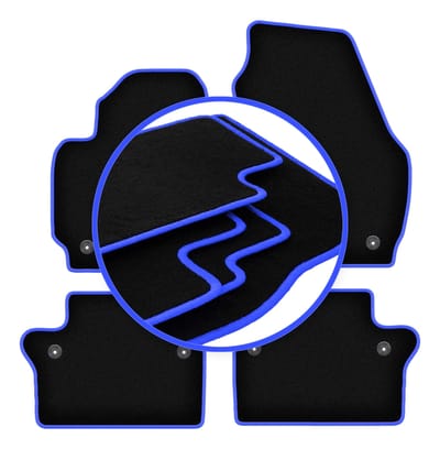 CARLUX-BLUE automatten voor: Volvo S80 II sedan (2006-2016)