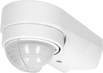 Bewegingsmelder Buiten IP65 12m 240° 1200W met Schemersensor en Montage opties