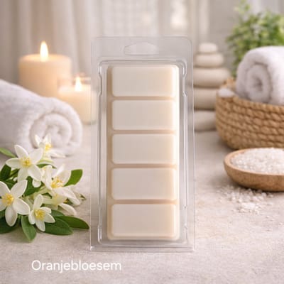 Waxmelts Lime Basil & Mandarin - Snapbar - 55 gram - 100% Sojawas - Geinspireerd op parfum - Handmade - Dierproefvrij - Vegan - Huisparfum - Voor in geurbrander - Waxbrander - Geur in huis - Wax melt - Geurkaars - Parfum