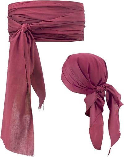Piratenkostuum voor dames met accessoires zoals hoofddoek en riem - Perfect voor Halloween en carnaval