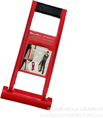 Paneeldrager Klem - Laadlifter Paneel - Zware Platen Vervoeren - 80KG Draagkracht - 1 Stuk - Rood
