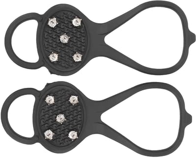 Allecto - Sneeuwklimstijgijzers - Lichtgewicht Slipspikes - Voor Bergschoenen - Ideaal voor Winterse Activiteiten - Verbeter Grip en Stabiliteit - ...