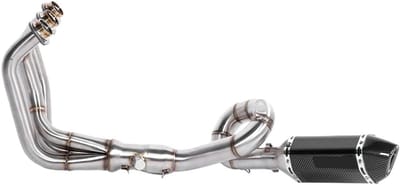 Sportieve Carbon Fiber Slip-on Uitlaatdemper voor MT-09, FZ-09 en XSR 900 (2014-2020) met Verbeterde Geluidsprestaties en Vermogenswinst