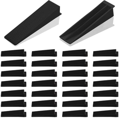 Dailygoods- Hek Panel Wiggen 30 Stuks - Herbruikbare Spacers - Tegel Nivellering - Geluidsstoppers - Duurzaam PP - 8,6 x 2 x 1,5 cm