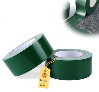 Multifunctionele Reparatietape, 2 Rollen 50 mm x 30 m, Waterdichte Duct Tape voor Binnen en Buiten, Sterke Lijm en Duurzaam Gebruik