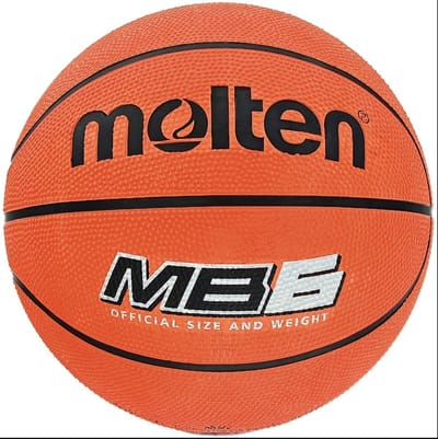 Molten Basketbal MB6 Oranjebruin Maat 6