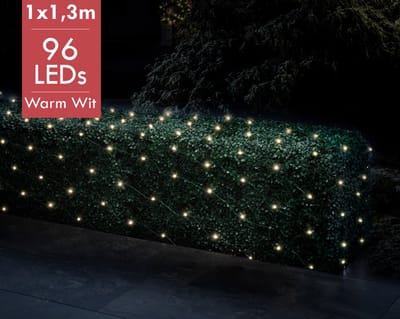 Lumineo Netverlichting - 2 x 2 meter - 180 warm witte LEDs voor buiten
