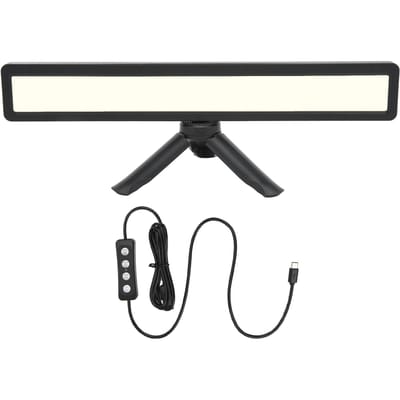 Mini LED Invullicht 2500 tot 9000K 3 Kleurtemperatuur Conferentie Invullicht met Verstelbare Hoek gray
