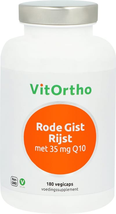 VitOrtho Rode gist rijst 35mg Q10 180 Vegetarische capsules