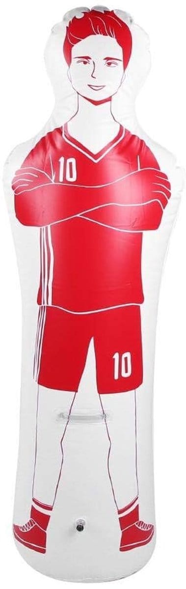 Allecto - Inflatable Football Training Dummy - Vrije Trap Defender Wall - 1.6m - PVC Boxing Punching Bag - Ideaal voor voetbaltraining - Geschikt v...