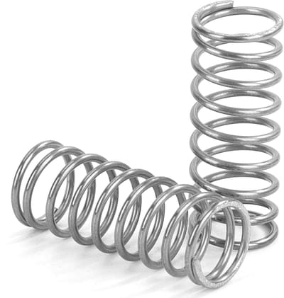 Drukveren Set - Compressieveren - Mechanisch Gebruik - Roestvrij Staal 304 - 20 mm Lengte - Metaal