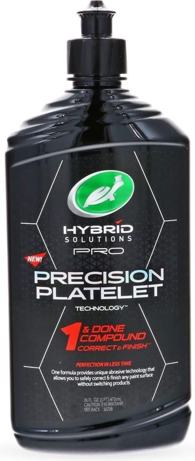 Turtle Wax Hybrid Solutions Pro 1 & Done Compound - Unieke slijptechnologie voor elk lakoppervlak – Voor corrigeren en afwerken - Eén formule - Gepatenteerde mix van hoogwaardige slijpmiddelen – 473ml
