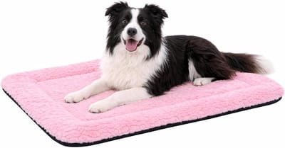 Hondenkussen – Hondenmand – Naya Rechthoekig Roze 100,5x63,5cm – ruim en comfortabel – zacht ligvlak