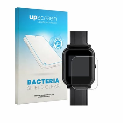 upscreen - Screenprotector voor Bangle.js 2 - Folie Beschermfolie transparant antibacterieel