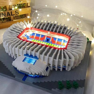 Hoge Kwaliteit Parijs Hoge Kwaliteit Stijl Hoge Kwaliteit Voetbal Hoge Kwaliteit Stadion Bouwpakket Zeer kleine schaal Compact formaat Hoge Kwaliteit Diamant in-bag