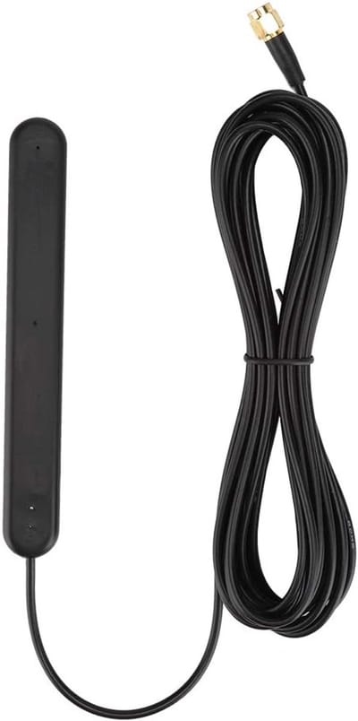 Digitale Radio Antenne - FM DAB Antenne - Verbeter Signaal - Met Versterker - 5 Meter Kabel - Zwart