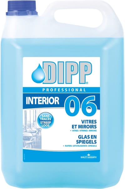 Dipp Professional Professional Glas- en spiegelreiniger No. 6 - Fles 5 liter