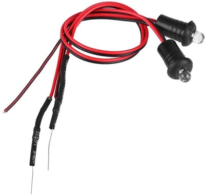 Allecto - Indicator Light - LED Alarmlicht - Voor Dashboard - Veiligheid - Flitslicht - 12V - Geschikt voor Auto's en Motoren