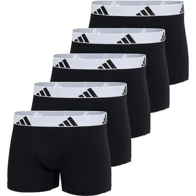 adidas Sportswear 5PK Trunk - Active Flex Cotton - Onderbroek Mannen - 5x zwart