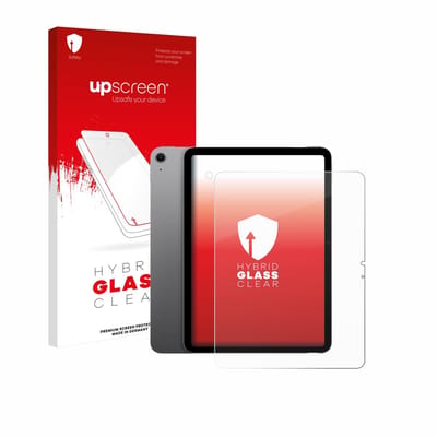 upscreen - Screenprotector voor Apple iPad Air 13" M4 2026 (Voor+Camera) - Folie Beschermfolie Beschermglas transparant