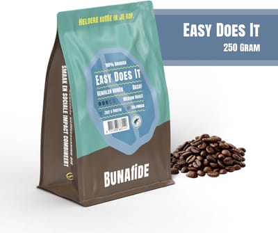 Bunafide - Easy Does It - Medium Dark Roast - 100% Arabica - Filterkoffie / Gemalen koffie - 250 gram
