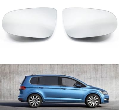 Dailygoods- Achteruitkijkspiegel Verwarmd - Compatibel met Volkswagen Golf 6 MK6 - Links/Rechts - Schokbestendig - Roestvrij Staal - 5K0857521/5K0857522 - Buitenspiegel