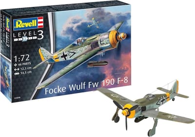 Focke Wulf 190F-8 Modelbouwset - Gedetailleerd en Beweeglijk Model