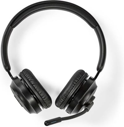 Nedis PC-Headset - On-Ear - Stereo - Bluetooth - Opvouwbare microfoon - Zwart