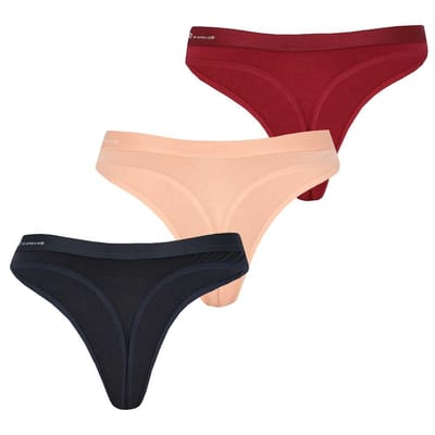 Bamboe string dames - Multi Color - 3-Pak - M