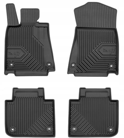 FROGUM 77 Automatten - Geschikt voor LEXUS GS IV (2012-2020) - TPE Rubber - Zwart