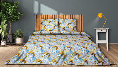 Lubna Home Dekbedovertrekset 240x220/200cm RANFORCE KATOEN 2xKUSSENSLOOP 60X70CM LITS-JUMEAUX