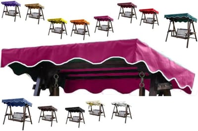 Schommelbank Kap - Hangmat Bovenkant - Buiten Ontspannen - Waterdicht Polyester - 249x185cm - Roze