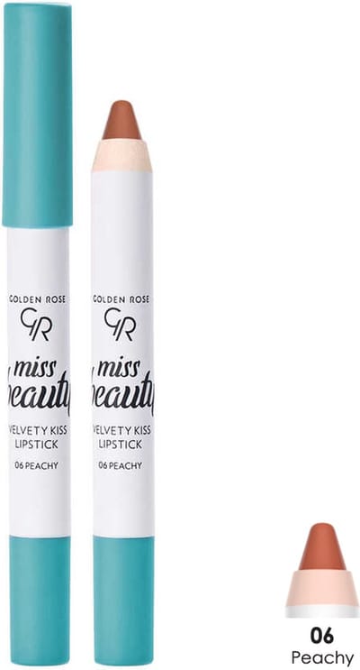 Golden Rose - Miss Beauty Velvety Kiss Lipstick 06 - Peachy