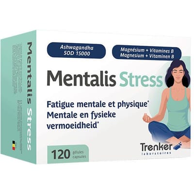 Mentalis Stress Fysieke En Mentale Vermoeidheid 120 Capsules