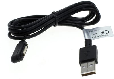 Sony Xperia magneet connector naar USB-A kabel voor Sony Xperia tablets en smartphones - USB2.0 / zwart - 1 meter