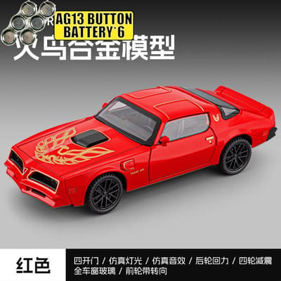 1:32 Pontiac Firebird Trans Am 2e Generatie Legering Metaal Diecast Modelauto Huis Trendy & Bureau Display Ornament Verjaardagscadeau