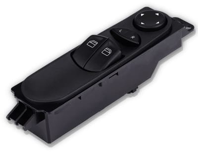 Dailygoods - Auto Raamschakelaar - Hoogwaardig ABS - Duurzaam en Betrouwbaar - 15 x 5 x 5 cm - Vervangingsschakelaar - Geschikt voor W639 - Voor 2003-...