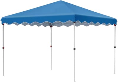 Gazebo Valora - Pergola - Paviljoen - Partytent - Strandtent - Voor Terras, Feest en Achtertuin - 3x3m - Blauw