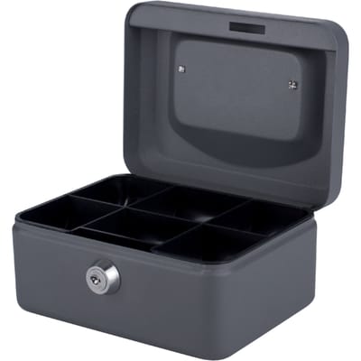 Spardose Quantore 150x115x80mm grau
