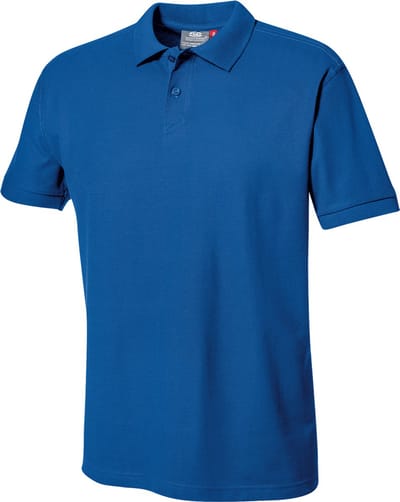 SIR SAFETY SIRFLEX POLO Korte mouw Werkpolo HEREN Blauw - 100% Katoen - 200 g/m² - Zacht Afgewerkt