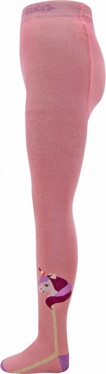 Ewers Maillot Kindermaat - Unicorn/Eenhoorn Roze & Wijnrood & Lila - Roze - Goudkleurig Metaaldraad LUREX -134/146
