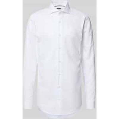Slim fit zakelijk overhemd met extra lange mouwen, model 'HANK'