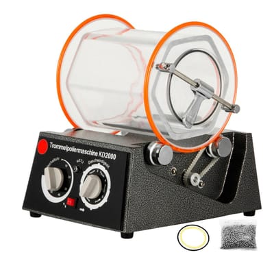Mini Electrische Rock Tumbler - 5kg Polijsttrommel - Rock Tumbler - Stenen Polijsten - Sieraden - Metaaldetector Bodemvondsten - Poetsmachine Schuurmachine Tumbler Cleaner