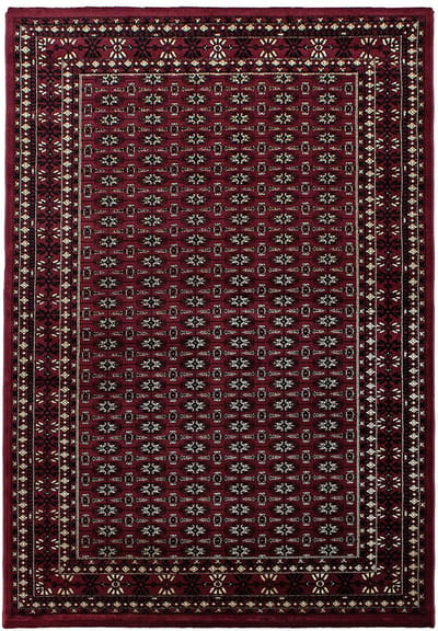Rabat – Klassiek Vloerkleed – Rood – Laagpolig & Oosters Design