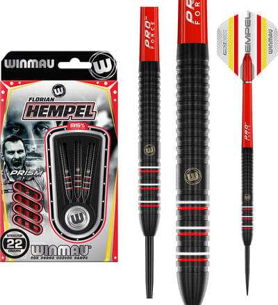 Winmau Florian Hempel 85% - Dartpijlen - 24 Gram