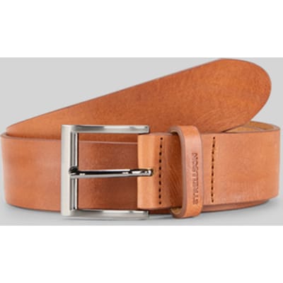 strellson riem Leather Belt 4,0 W80 Cognac bruine
